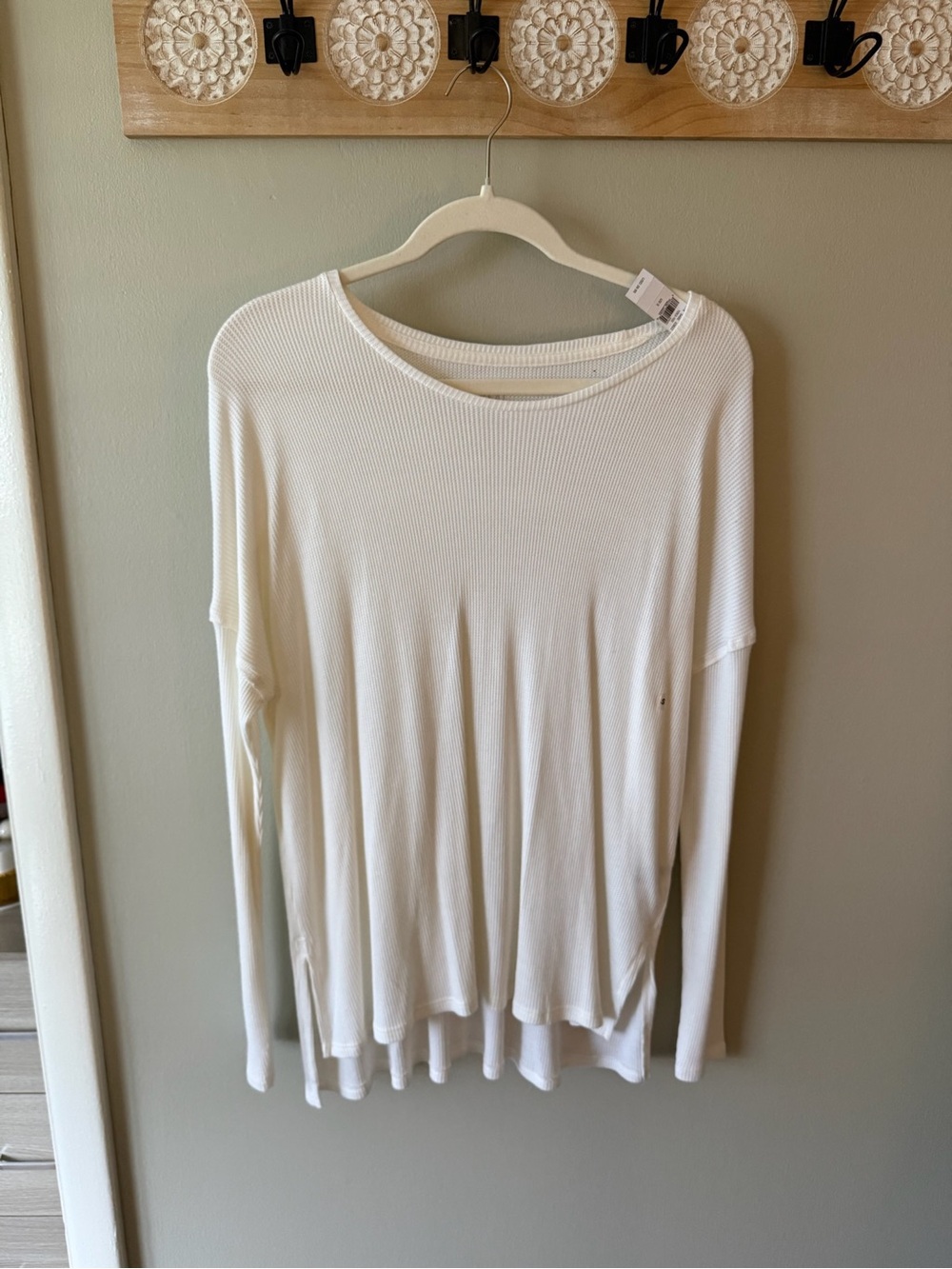 aerie waffle dolman top